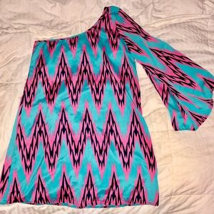 off-the-shoulder, bell-sleeve dress (medium)